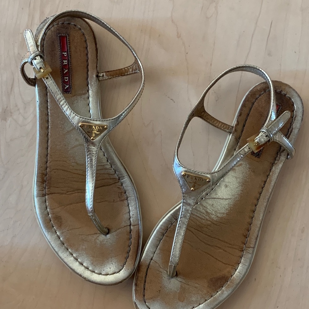 Prada flip flops